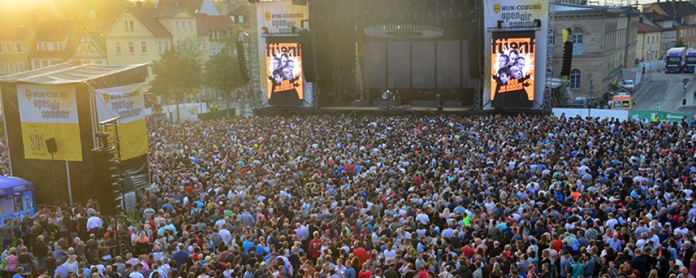 Wichtige Informationen zum HUK-COBURG open-air-sommer auf dem Schlossplatz in Coburg