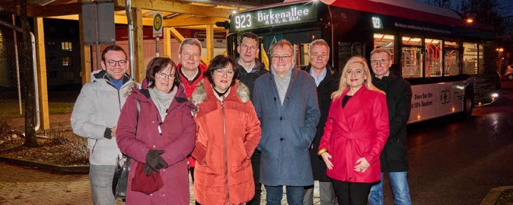 Startschuss für Bus-Shuttle an der AEO