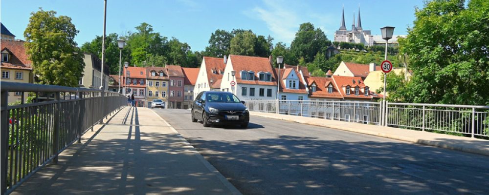 Rechtzeitig vor der Sandkerwa: Markusbrücke ist jetzt wieder offen