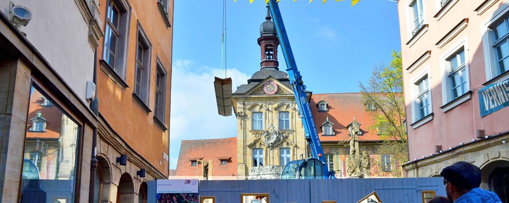 „Baustelle meets Musik“: Konzerte und Theater am Rathaus