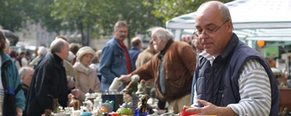 17. Bamberger Antikmarkt am 3. Oktober 2016 mit extra Kinderflohmarkt