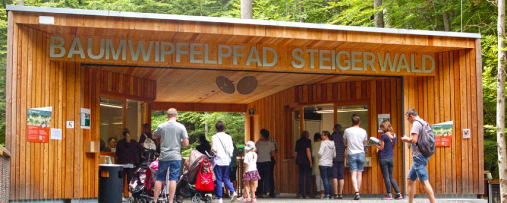 Blick für die Götter: Der Baumwipfelpfad im Steigerwald