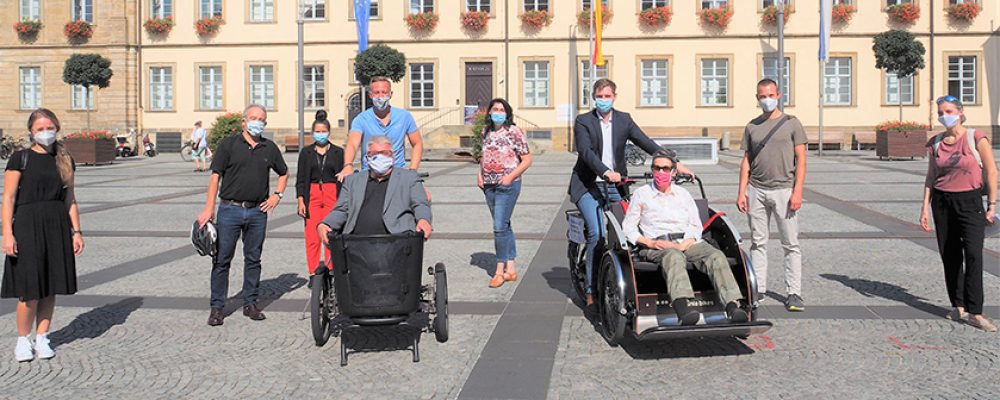 Ausblicke genießen in der Rikscha