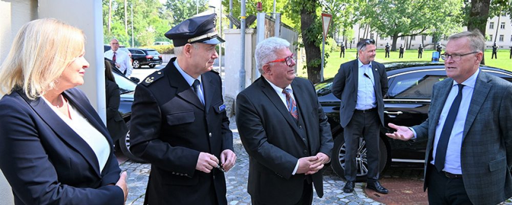 OB Starke begrüßt Bundesinnenministerin in Bamberg