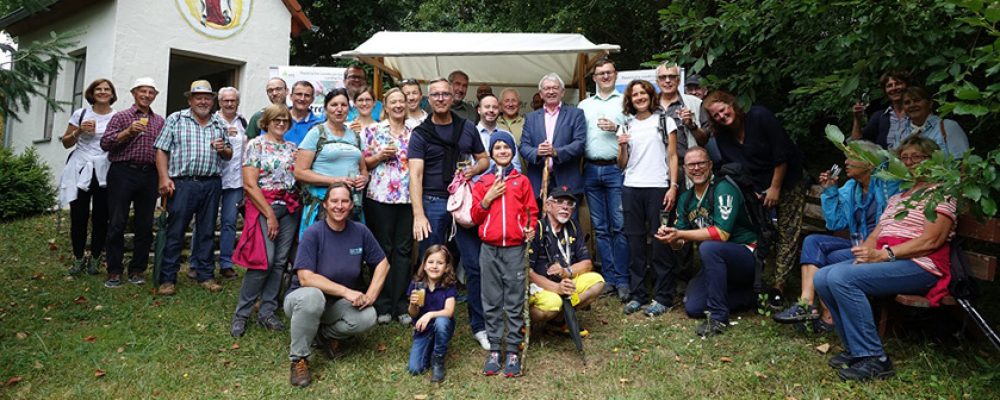 Unterwegs auf der Jubiläumswanderung